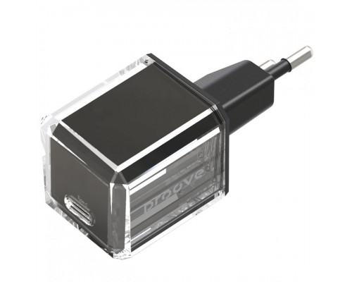 Сетевое зарядное устройство Proove Pure GaN 30W Type-C Black (WCPU30012201)