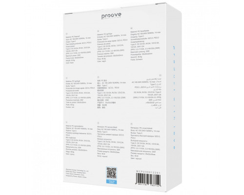 Сетевое зарядное устройство Proove Pure GaN 30W Type-C Black (WCPU30012201)