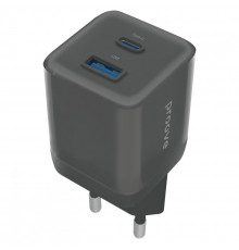 Мережевий зарядний пристрій Proove Pure GaN Plus 30W (Type-C + USB) Black (WCPU30111201)