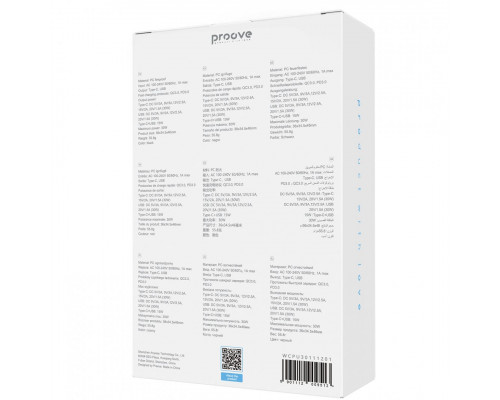 Мережевий зарядний пристрій Proove Pure GaN Plus 30W (Type-C + USB) Black (WCPU30111201)