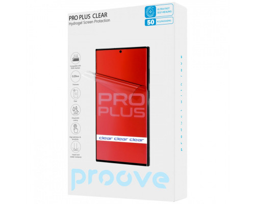 Захисна гідрогелева плівка Proove Hydrogel Pro Plus Clear (GGPP12001150)