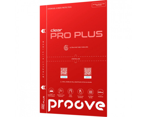 Захисна гідрогелева плівка Proove Hydrogel Pro Plus Clear (GGPP12001150)
