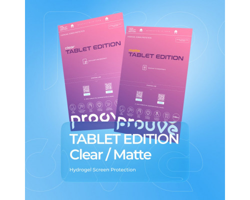Захисна гідрогелева плівка Proove Hydrogel Tablet Edition Clear (GGTB11600110)