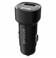 Автомобільний зарядний пристрій Proove Flash 48W Type-C+USB Black (CCFL48111201)