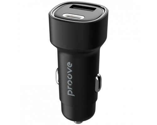 Автомобильное зарядное устройство Proove Flash 48W Type-C+USB Black (CCFL48111201)