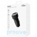 Автомобильное зарядное устройство Proove Flash 48W Type-C+USB Black (CCFL48111201)