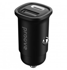 Автомобільний зарядний пристрій Proove Flash 30W Type-C+USB Black (CCFL30111201)