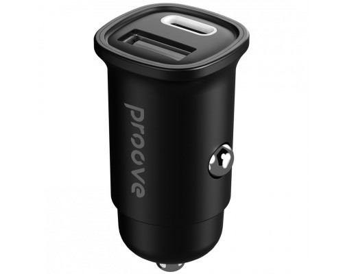 Автомобильное зарядное устройство Proove Flash 30W Type-C+USB Black (CCFL30111201)