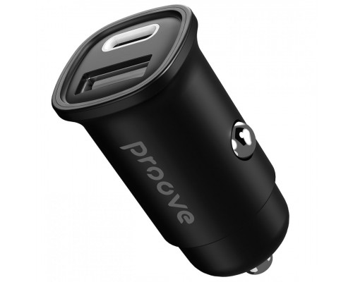 Автомобильное зарядное устройство Proove Flash 30W Type-C+USB Black (CCFL30111201)