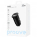 Автомобильное зарядное устройство Proove Flash 30W Type-C+USB Black (CCFL30111201)