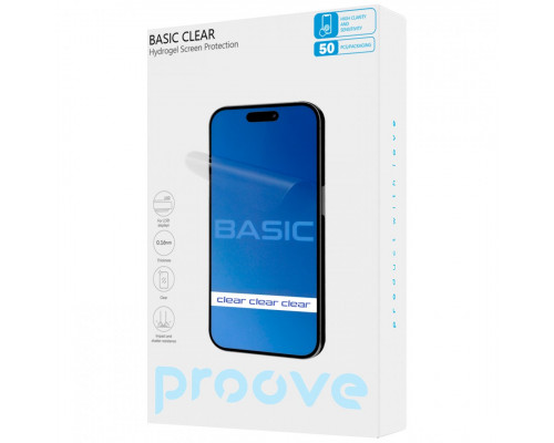 Захисна гідрогелева плівка Proove Hydrogel Basic Clear (GGBA11600150)