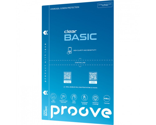 Захисна гідрогелева плівка Proove Hydrogel Basic Clear (GGBA11600150)