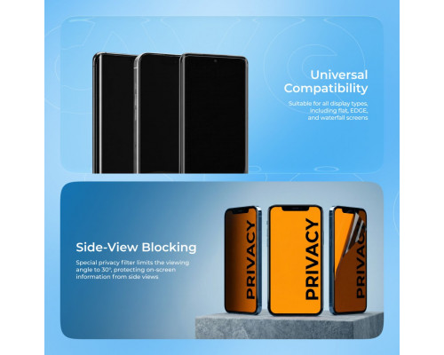 Захисна гідрогелева плівка Proove Hydrogel Privacy Matte (GGPC22001110)
