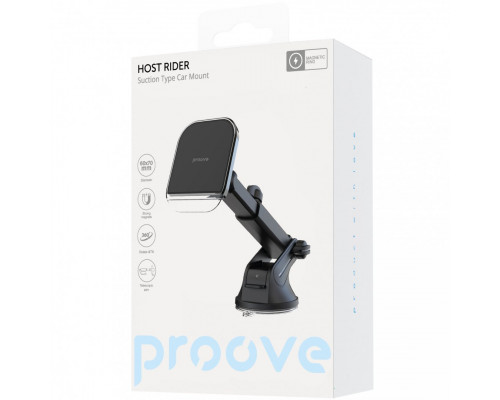 Автомобільний тримач Proove Host Rider Suction Type Car Mount Black (CHHR00000001)