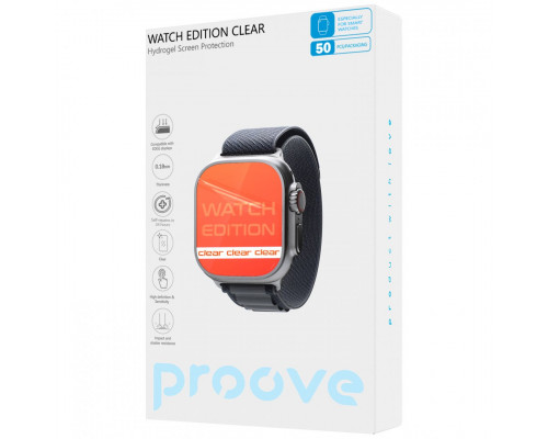 Захисна гідрогелева плівка Proove Hydrogel Watch Edition Clear (GGWE11801150)