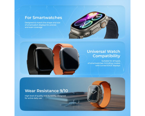 Захисна гідрогелева плівка Proove Hydrogel Watch Edition Clear (GGWE11801150)