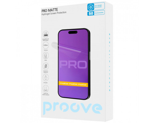 Захисна гідрогелева плівка Proove Hydrogel Pro Matte (GGPR21801150)