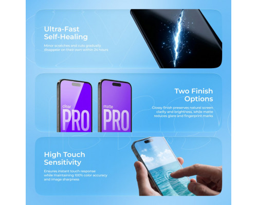 Захисна гідрогелева плівка Proove Hydrogel Pro Matte (GGPR21801150)