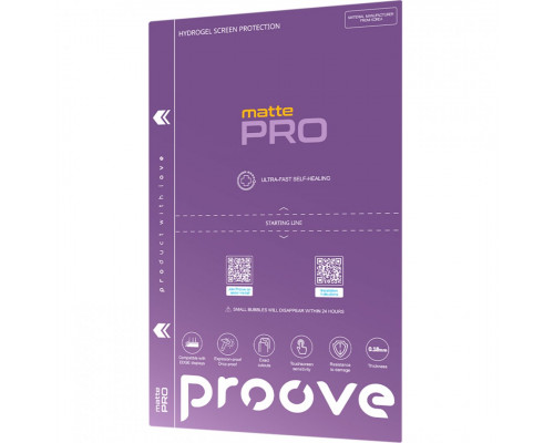 Захисна гідрогелева плівка Proove Hydrogel Pro Matte (GGPR21801150)