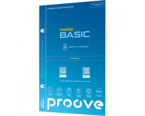 Захисна гідрогелева плівка Proove Hydrogel Basic Matte (GGBA21600150)