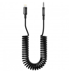 Кабель AUX Proove Steel Spring Lightning to 3.5 (1m) Black (ACSS00005101)
