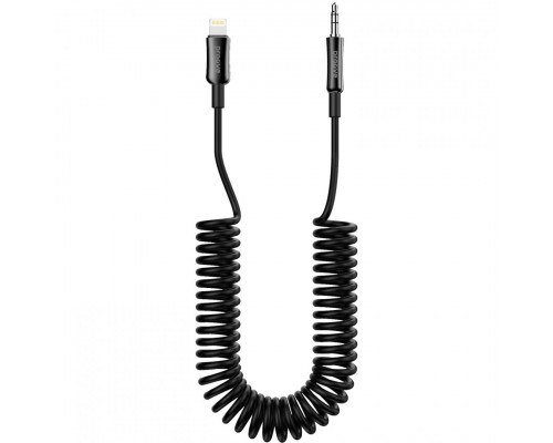 Кабель AUX Proove Steel Spring Lightning to 3.5 (1m) Black (ACSS00005101)