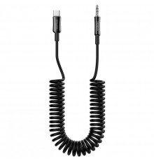 Кабель AUX Proove Steel Spring Type-C to 3.5 (1m) Black (ACSS00005201)