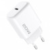 Мережевий зарядний пристрій Proove Silicone Power 2 20W (Type-C) + кабель Type-C to Lightning (1m) White (WCSP22010002)
