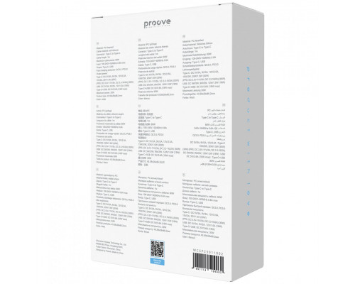 Мережевий зарядний пристрій Proove Silicone Power 2 30W (Type-C + USB) + кабель Type-C to Type-C (1m) Black (WCSP23011001)