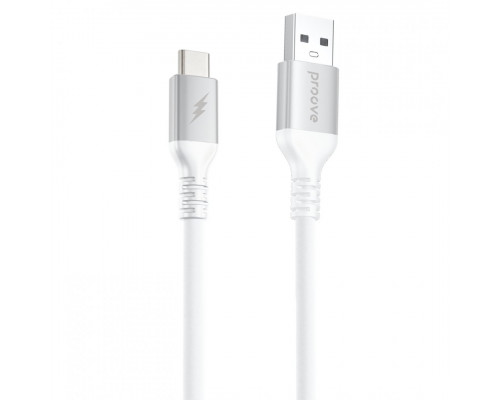 Кабель Proove ReGen Silicone USB to Type-C 3A (1m) White (CCRS27001202)