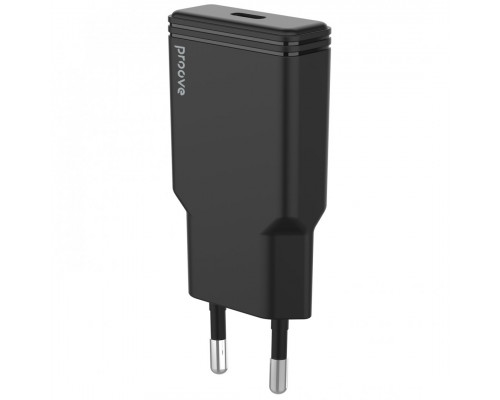 Сетевое зарядное устройство Proove Slender 20W Type-C Black (WCSS20010001)