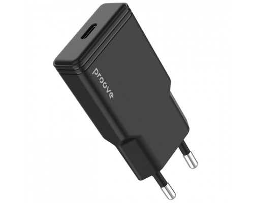 Сетевое зарядное устройство Proove Slender 20W Type-C Black (WCSS20010001)