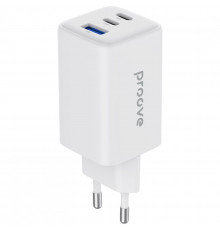 Мережевий зарядний пристрій Proove Pocket GaN 65W (2Type-C + USB) White (WCPG65121202)