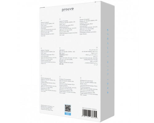 Сетевое зарядное устройство Proove Slender 20W Type-C White (WCSS20010002)