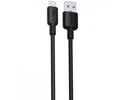 Кабель Proove GridLine USB to Type-C 3A (1m) Black (CCGL15001201)