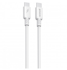 Кабель Proove GridLine Type-C to Type-C 60W (1m) White (CCGL60002202)