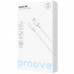 Кабель Proove GridLine USB to Type-C 3A (1m) White (CCGL15001202)