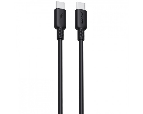 Кабель Proove GridLine Type-C to Type-C 60W (1m) Black (CCGL60002201)