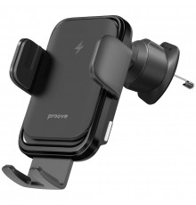 Автомобільний тримач з бездротовою зарядкою Proove Nitro Charge 15W Matte Black (WHNC15002005)