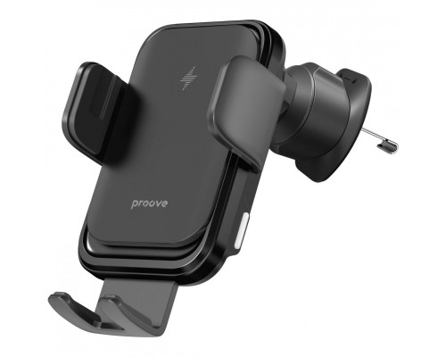 Автомобільний тримач з бездротовою зарядкою Proove Nitro Charge 15W Matte Black (WHNC15002005)