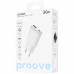 Сетевое зарядное устройство Proove Slender 30W Type-C+USB White (WCSL30110002)