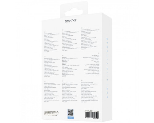 Сетевое зарядное устройство Proove Slender 30W Type-C+USB White (WCSL30110002)