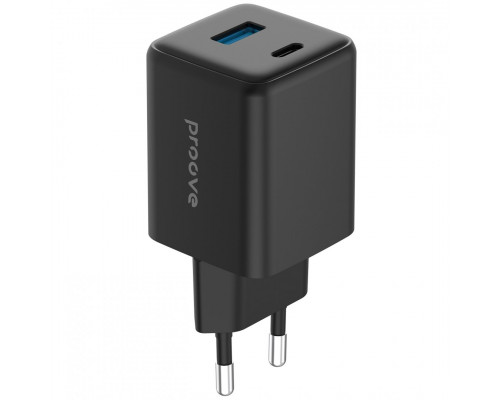 Мережевий зарядний пристрій Proove Pocket GaN 45W Type-C+USB Black (WCPG45110001)
