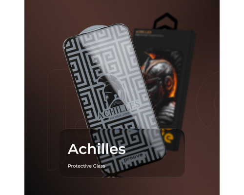 Захисне скло Proove Achilles Full Screen для iPhone 17 Air Black (PGPAIP17A001)