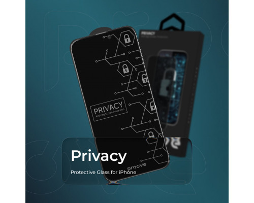 Захисне скло Proove Privacy для iPhone 17 Pro Max (PGPPRI17PM01)