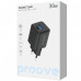 Мережевий зарядний пристрій Proove Pocket GaN 30W Black (WCPG30110001)