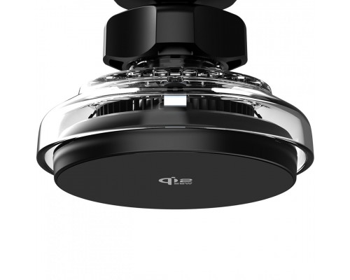 Автомобільний тримач з бездротовою зарядкою Proove Light Crystal Qi2.2 25W Gray (WHLC25002003)