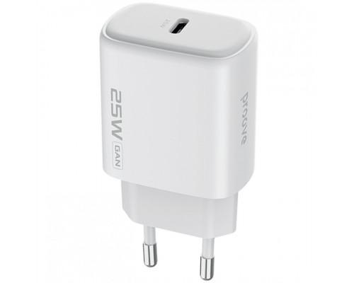 Мережевий зарядний пристрій Proove Silicone Power 2 25W Type-C White (WCSP25010002)