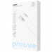 Кабель Proove WireX USB to Lightning 2.4A (1m) White (CCWX12001202)