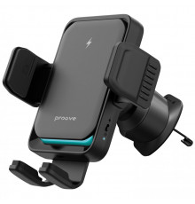 Автомобільний тримач з бездротовою зарядкою Proove Sonic Pro 15W Black (WHSP15002001)